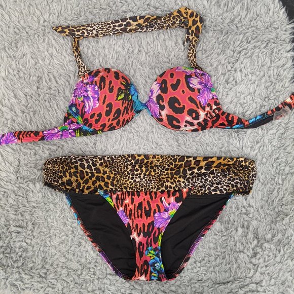 Victoria Secret Bombshell Swimsuit 34B L - Picture 2 of 8